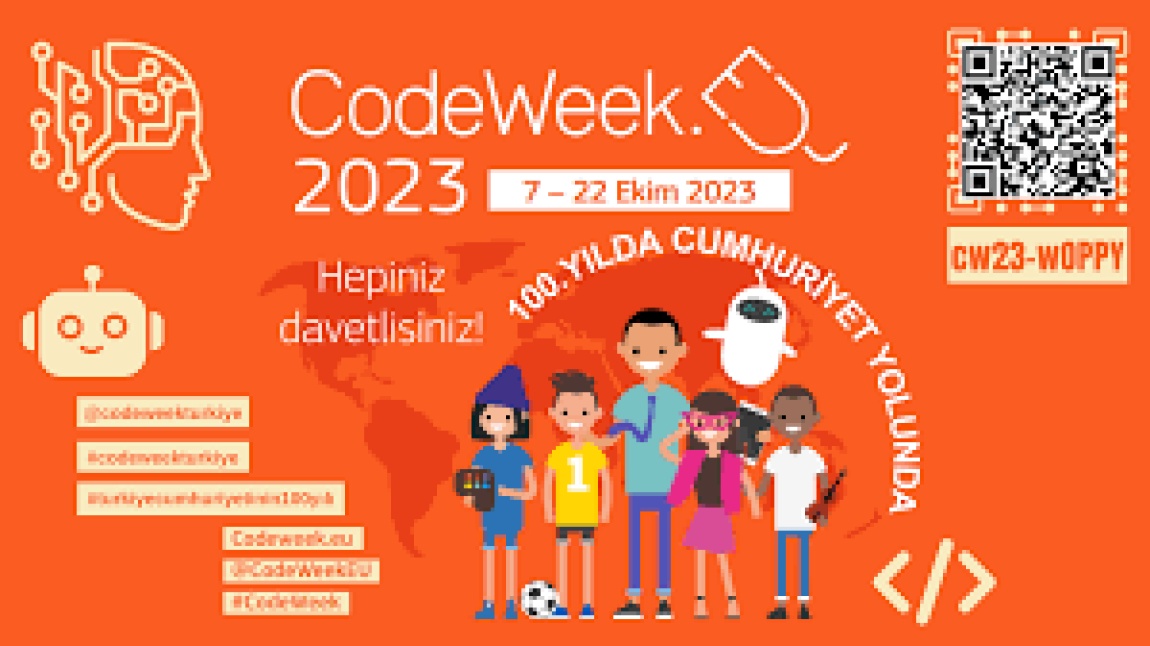 Codeweek 'Türkiye Cumhuriyeti’nin 100. Yılı'
